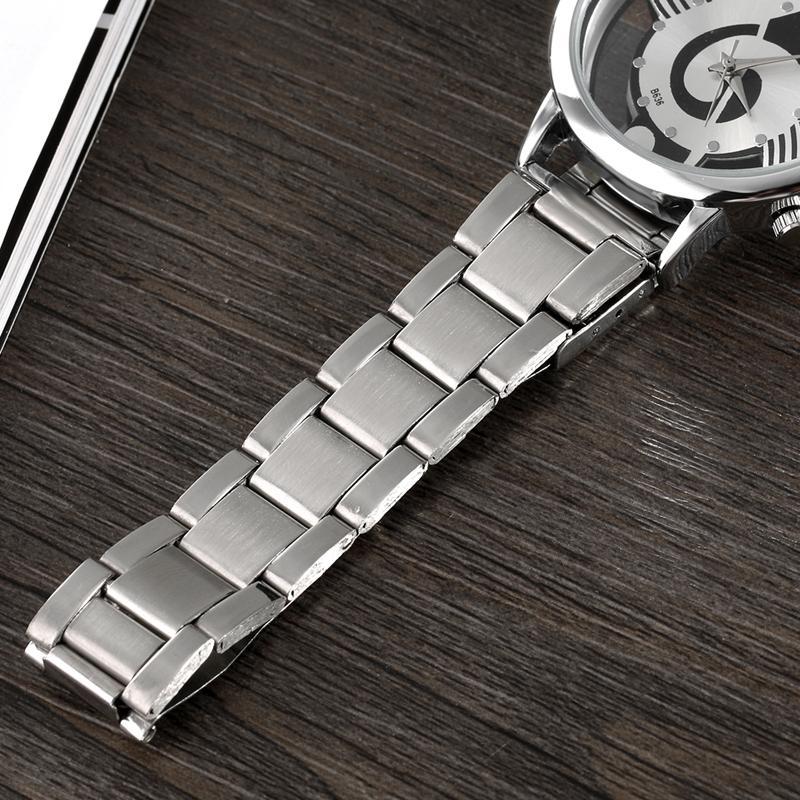 2017 New Luxury Brand Fashion And Casual Music Note Notation Watch Stainless Steel Wristwatch For Men And Women Silver Watches